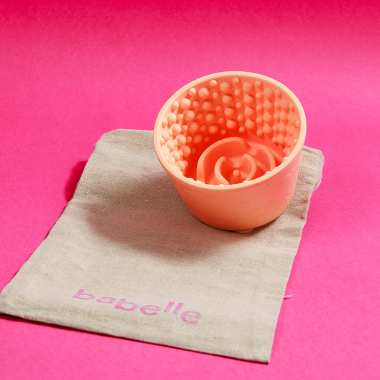 Die Swirlie Lickbowl - Pfirsich