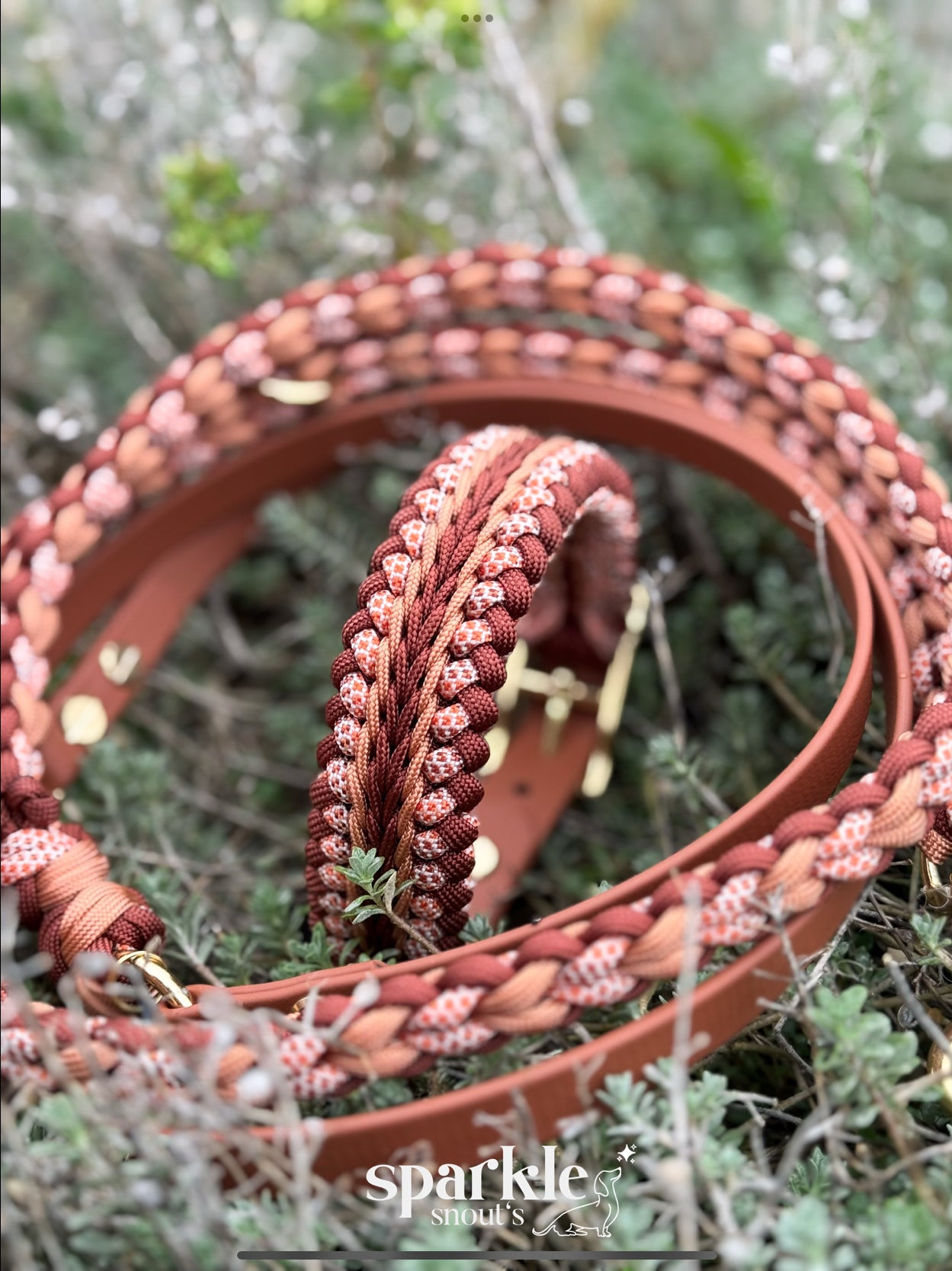 Halsband HIGHLAND in Rust & Kupfer