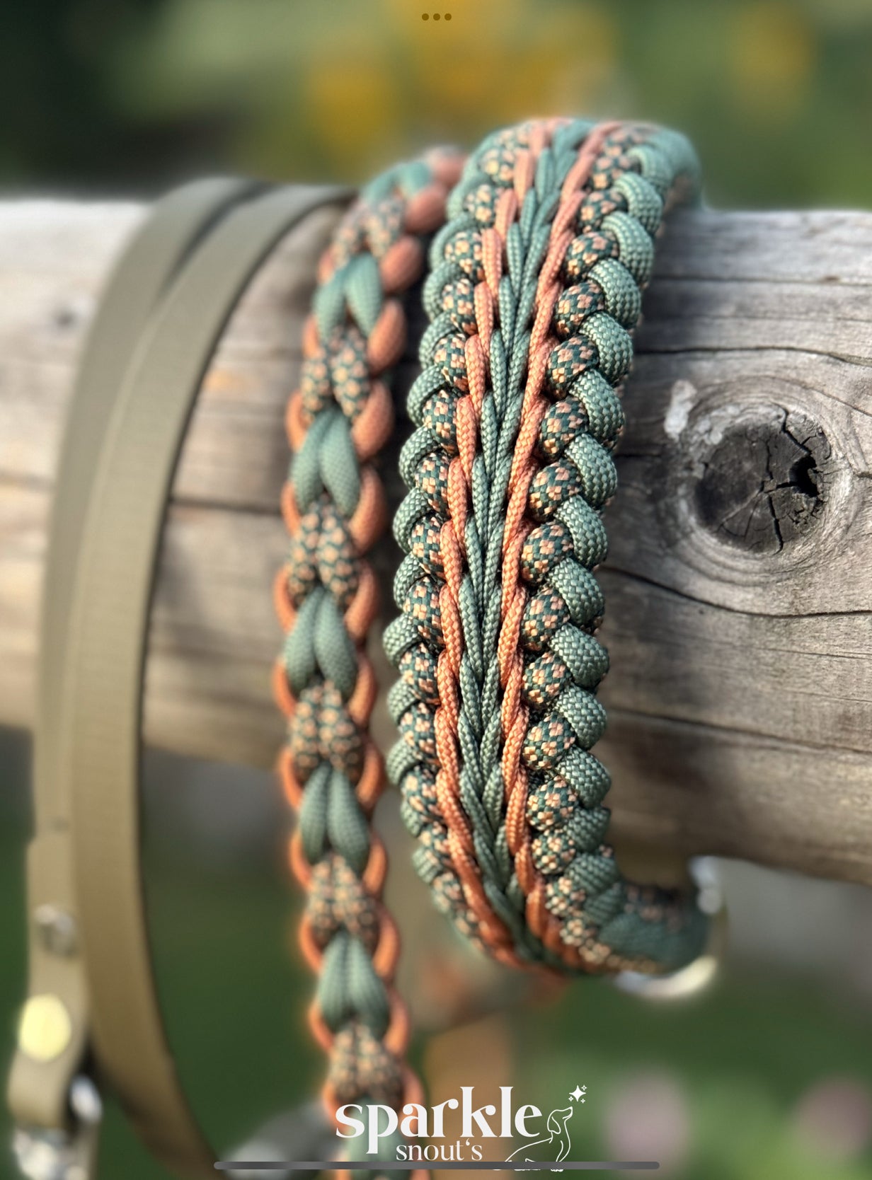 Halsband HIGHLAND in Foggy & Kupfer